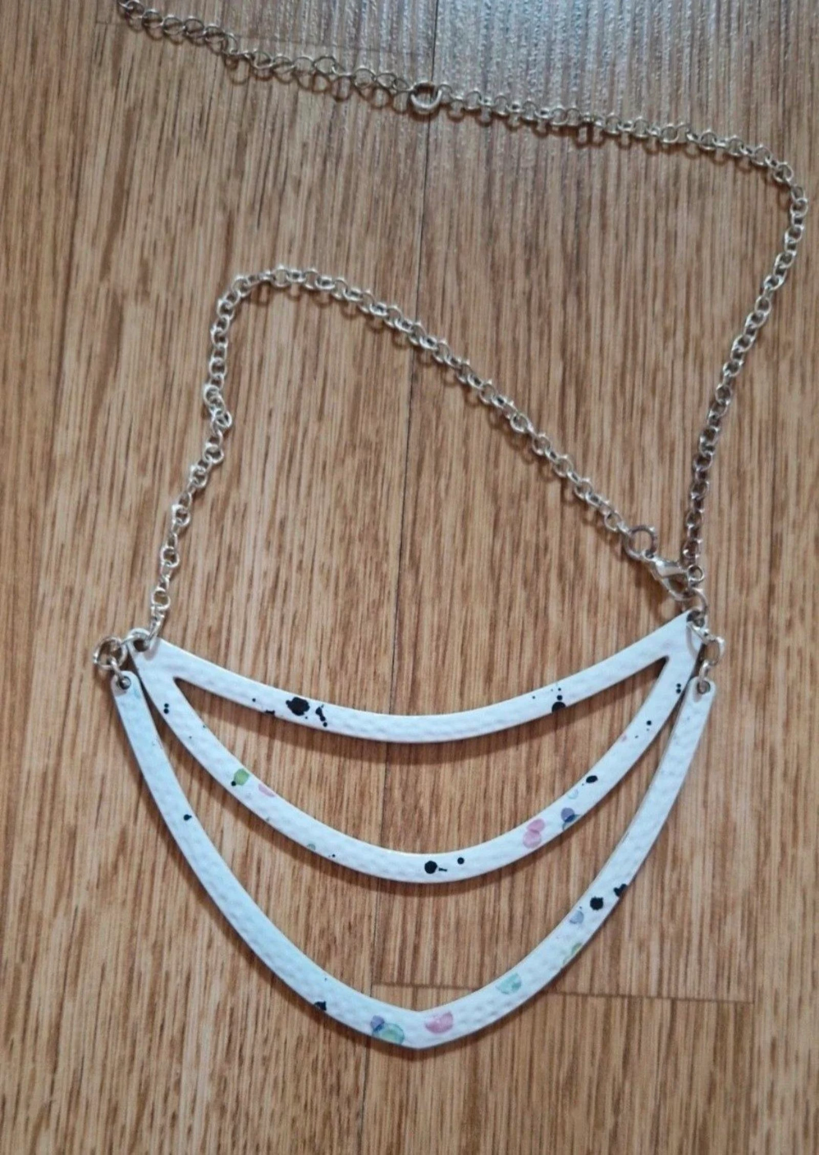 Collar Desigual "La vida es chula" plata – photo 3